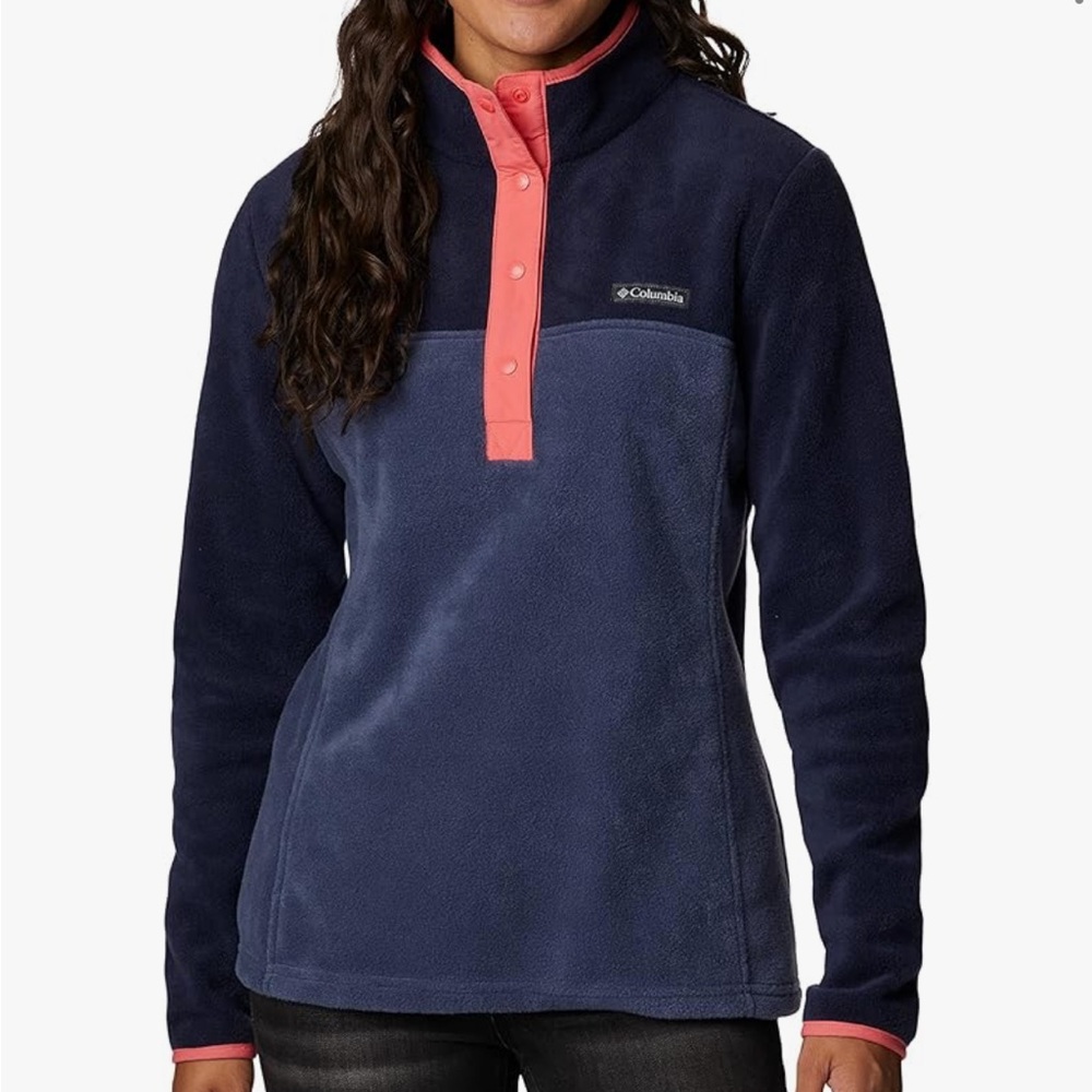 Columbia snap fleece pullover NWOT